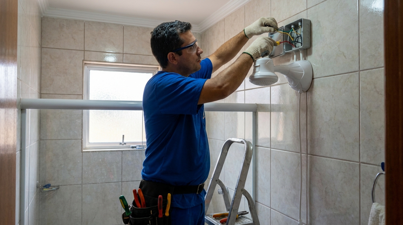 Adequação de Fiação no Centro, Santo André‑SP