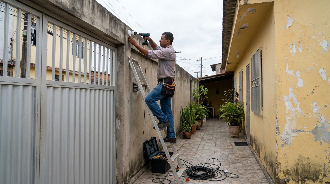 Passagem de Cabeamento no Centro, Santo André‑SP