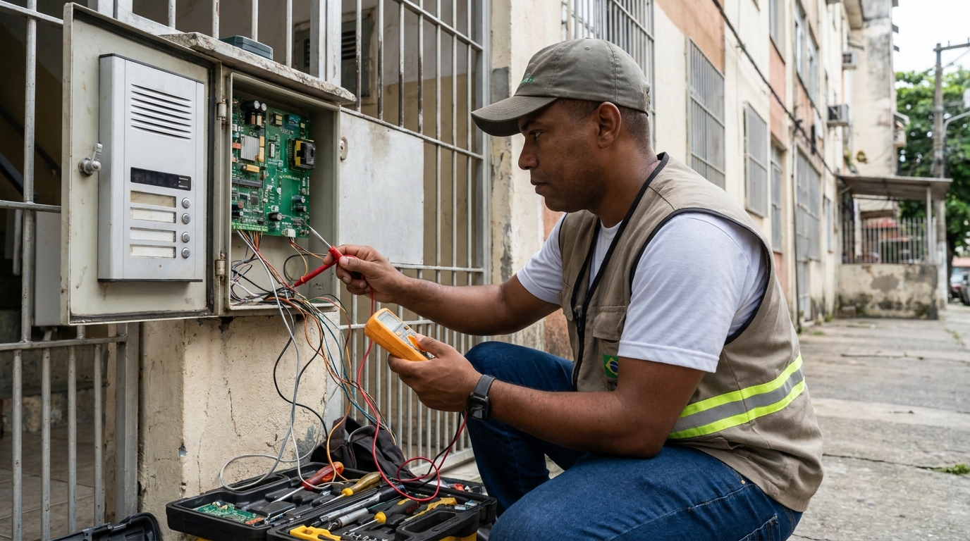 Reparo de Placa e Campainha em Santo André‑SP