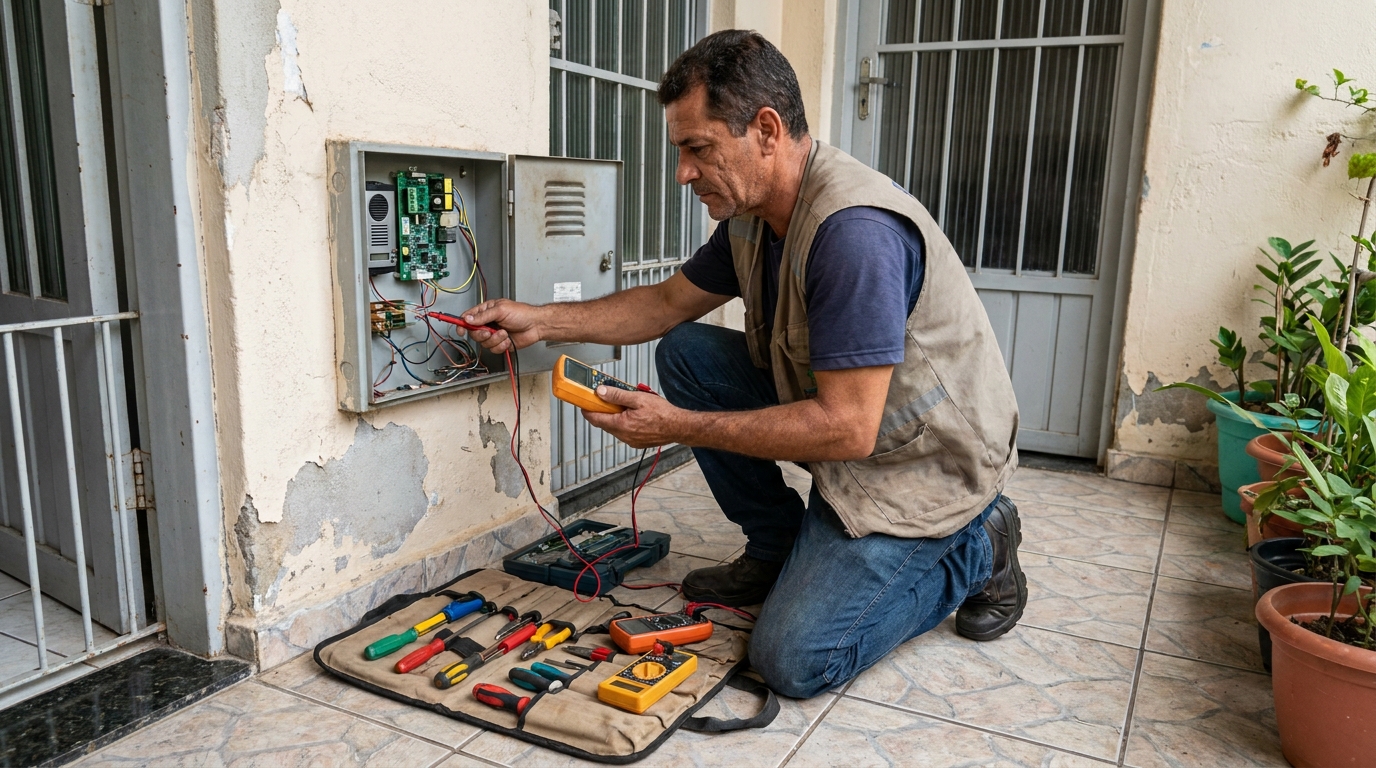 Troca de Fiação de Interfone em Santo André‑SP
