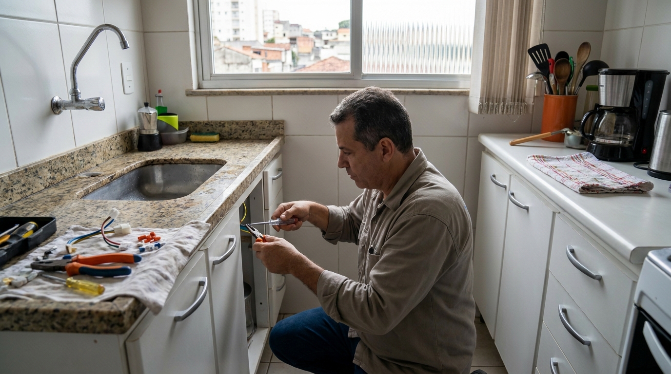 Troca de Torneira Elétrica no Centro, Santo André‑SP